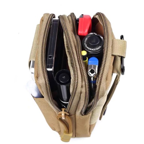 Bolsa Táctica Molle EDC Cintura Fanny Bolso de Cintura Militar Paquete Bolsillo - Imagen 15 de 18