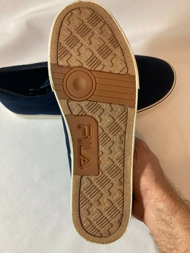 Fila Men's Original Tennis Fashion Suede Sneakers Shoes 1cm00046-411 Navy - Picture 3 of 3