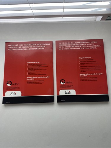 Red Hat Linux 7.1 Reference and Customization Guide w/ Stickers Lot 2 books - Picture 11 of 11