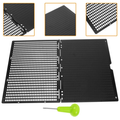 4 Sets Monitor Braille-Tablet Schreibtafel Für Lernende Studenten - Bild 5 von 12