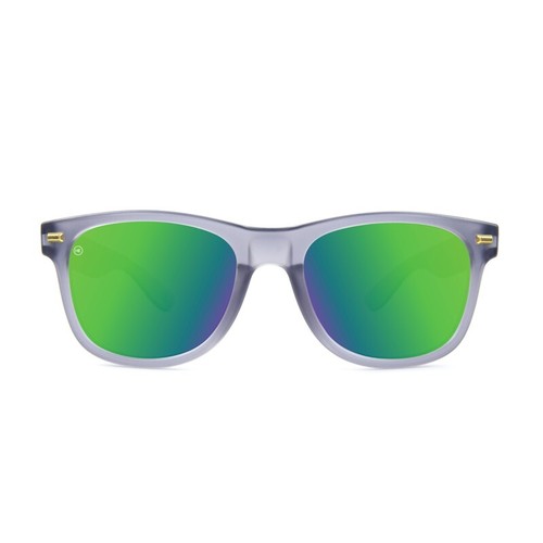 Knockaround Fort Knocks Frosted Grey/Green Moonshine Polarized, Occhiali da sole - Foto 2 di 3