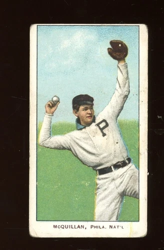 1909 T206 Baseball #328 George McQuillan (Ball In Hand) VG *f1