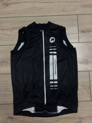 Assos NS Super Leggera Sleeveless Cycling Bike Jersey Size L Black Vest