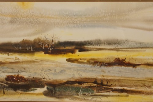 Vintage Myers Framed Signed Watercolor Painting Scenic - Picture 7 of 10