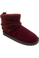 Muk Luks Sweater Knit Winter Boots Laurel Burgundy