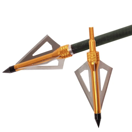 12Pcs 100Gr Hunting Broadheads 3 Blade Compound Bow Crossbow Arrow Tips Box Set - Picture 28 of 28