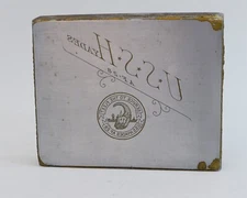 USS Hyades Stores AF28 Ship WWII Military USN Navy Printing Plate Letterhead