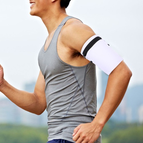 Mobile Phone Bag Man Cell Armband Pouch Sports Cellphone Running Holder Strap - Zdjęcie 10 z 12