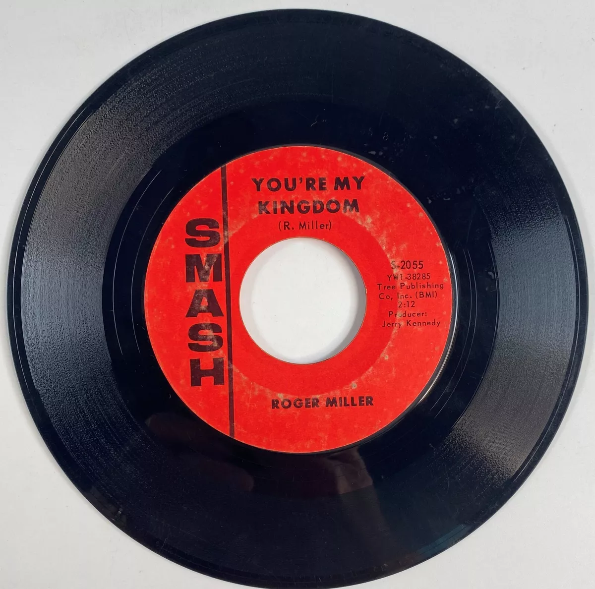 Roger Miller - My Uncle Used to Love Me & You're My Kingdom - Smash 45 RPM  1966