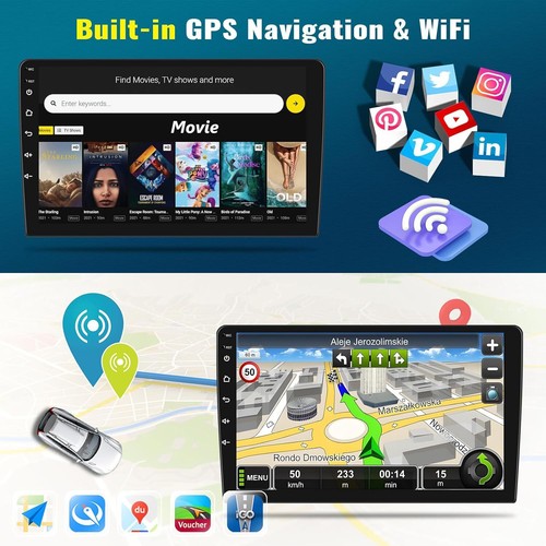 ANDROID 13 FOR GMC YUKON CHEVY SILVERADO SIERRA GPS NAVI RADIO CAR STEREO PLAYER - Picture 11 of 18
