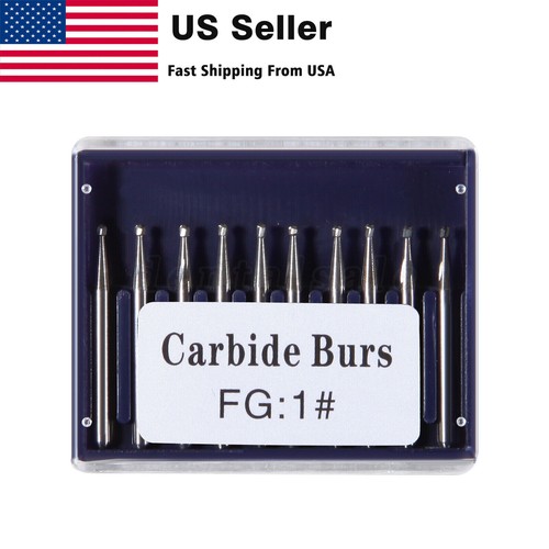 10Pcs FG Dental Carbide Burr Burs Drills FG 2/3/4/5/701/ 330/1558 for High Speed - Picture 31 of 142