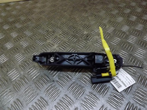 Manija de puerta exterior trasera plateada Toyota Rav 4 pasajeros izquierdo lado cercano MK3 2006-12± - Imagen 2 de 3