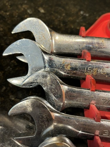 gearwrench ratcheting wrench set SAE 15 Set 1/4” - 1” USED - Bild 4 von 5