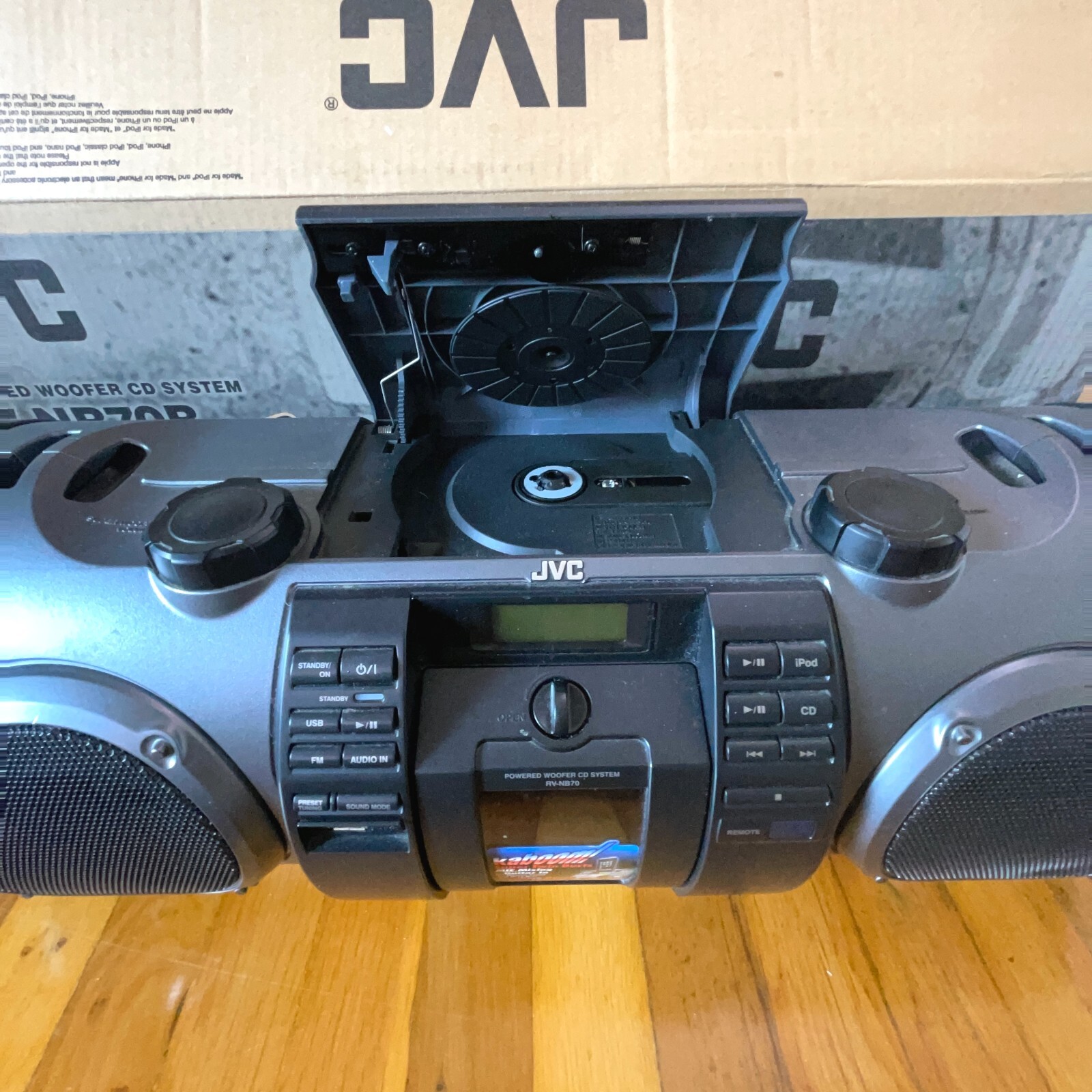 JVC RVNB70B JVC Radio/CD Player BoomBox eBay