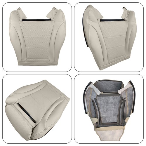 For 2015-2021 Mercedes Benz C300 Driver Side Bottom Leather Tan Seat Cover - Picture 13 of 14