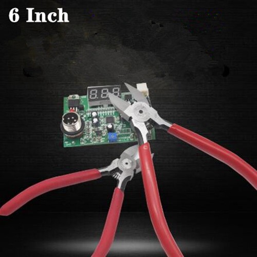 1pcs 6" Flush Cut Side Cutters Plier Cutting Pliers PVC Handle Wire Repari Tools - Picture 4 of 11