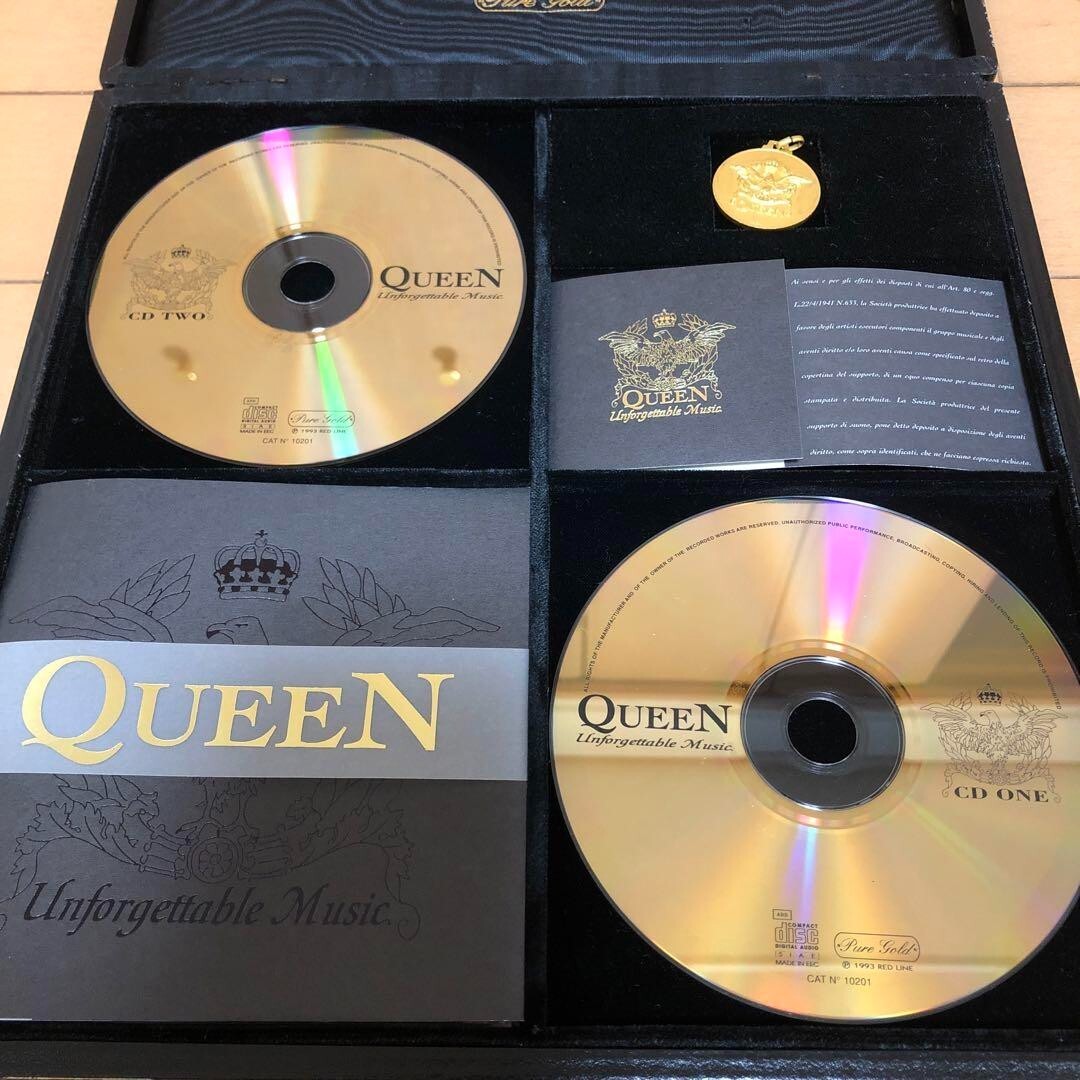 QUEEN Gold 2 CD box set unforgettable music Limited Edition