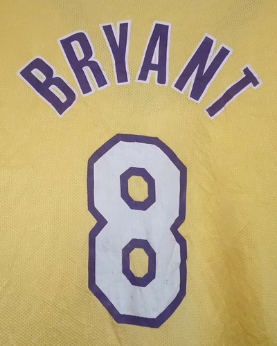 LA LAKERS KOBE BRYANT YELLOW BASKETBALL JERSEY VEST CHAMPION XXXL 3XL 56" KB LAL - Picture 5 of 7