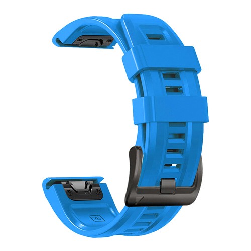 Correa de silicona de 22 mm de ajuste rápido para Garmin Fenix5 7X Pro Tactix7 965 955 banda de bucle - Imagen 16 de 23
