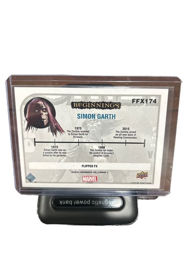 FFX174 SIMON GARTH 2023(2024) UD Marvel Beginnings vol 2 s2 FLIPPED FX ZOMBIE - Picture 2 of 2