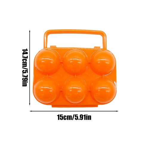 Portable Eggs Holder Plastic Egg Box for Camping and Picnic Outdoor Egg Storage - Picture 2 of 14