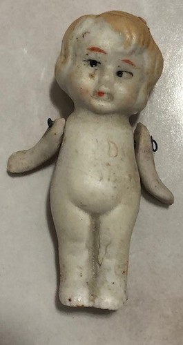 Frozen Charlotte Spielzeug Antik Original 30er Jahre Biskuit bewegliche Arme viktorianisch alt - Bild 5 von 10