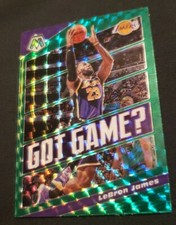 Lebron James 2019 Mosaic Got Game? Green Reactive Refractor