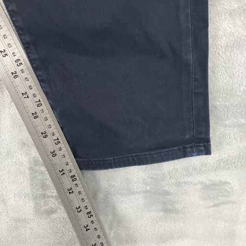 Mens Gant Hayes Slim Navy Chinos Trousers W36 L32 - Picture 5 of 12
