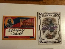 2008 NATIONAL TREASURES NOTABLE NICKNAMES PETE RETZLAFF AUTO CARD 9/26 + BONUS 