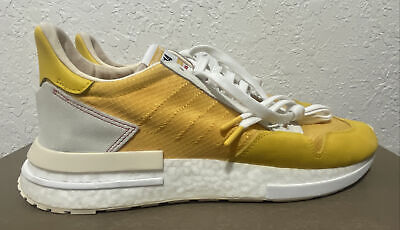 Adidas Originals 1014 ZX 500 RM Boost Yellow Running Shoes Adidas Originals 1014 ZX 500 RM Boost Yellow Running Shoes