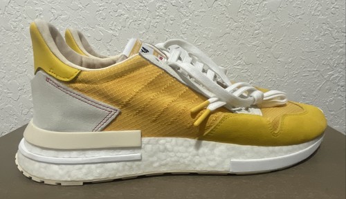 Zapatos para correr Adidas Originals 1014 ZX 500 RM Boost amarillos CG6860 para hombre talla 11.5 - Imagen 3 de 6