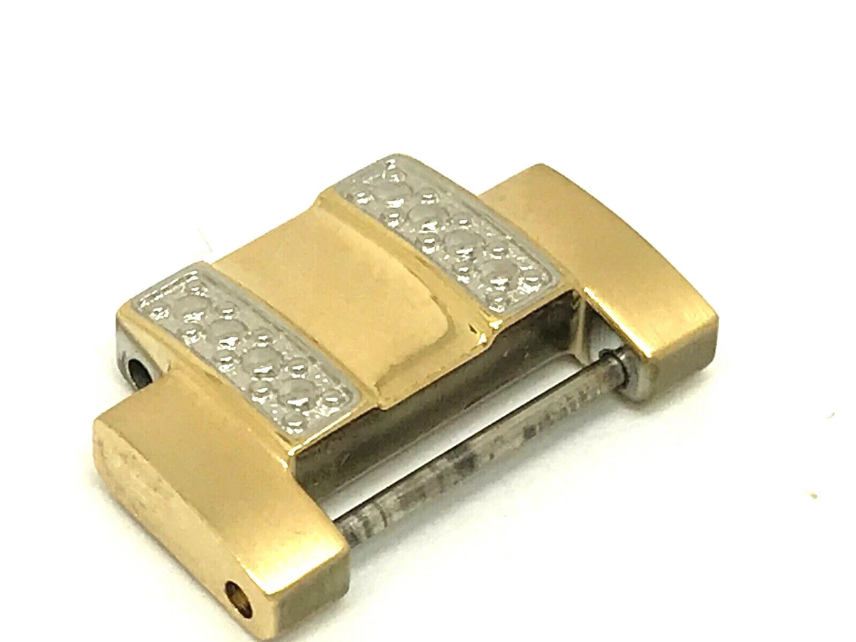 Bulova Model 98K107 Gold Tone Men s Watch Extra Single Link 18mm