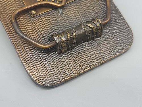 Vintage 1981 F-4D Phantom II Brass Belt Buckle Jet Interceptor Fighter Bomber - Picture 6 of 16