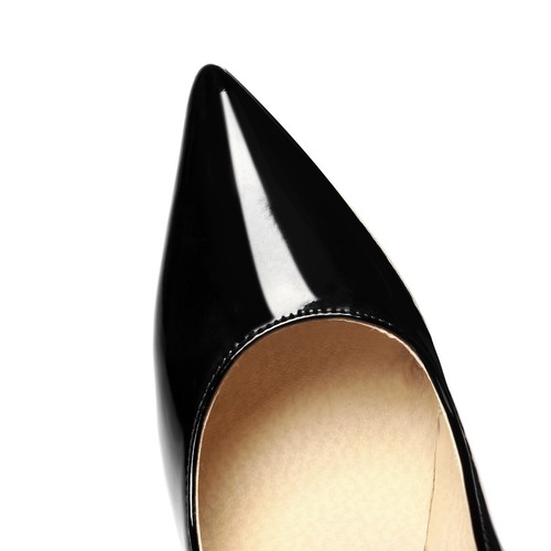 Zapatos de salón básicos de tacón alto liso LGBTQ para hombre y mujer 35-47 - Imagen 21 de 62
