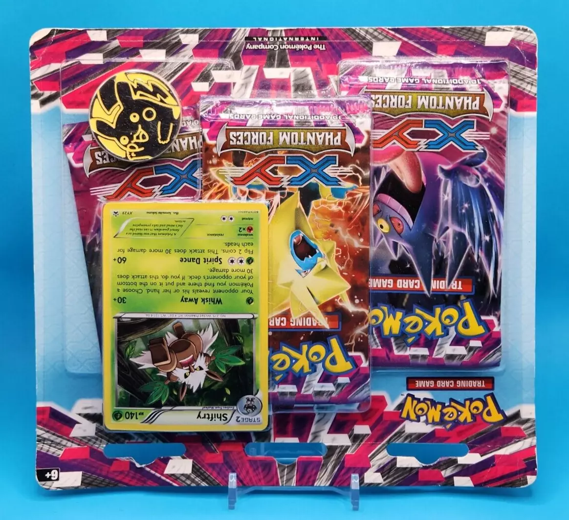 Pokémon Phantom Forces 3-pack Blister, booster pack, Promo card