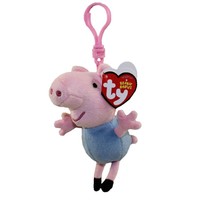 Ty Beanie Baby - George The Pig ( Plastic Key Clip - Peppa Pig ) (4.5 Inch) on sale Ty Beanie Baby - George The Pig ( Plastic Key Clip - Peppa Pig ) (4.5 Inch) on sale