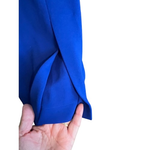 Kasper ärmelloses blaues, schwarz & goldfarbenes Etuikleid, Größe 6 - Bild 9 von 11