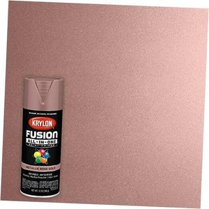 metallic krylon fusion spray paint rose gold