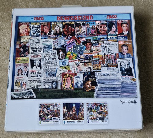 Ken Kelley Newsstand 1000 PC Puzzle 27"x20" New - Picture 2 of 3