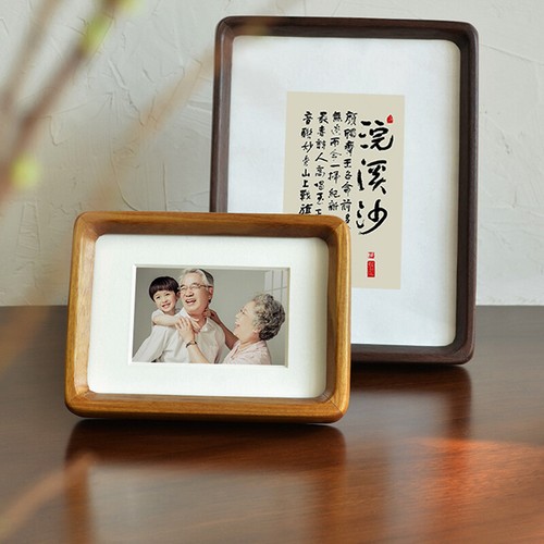 Picture Frame,Smooth Round Picture frame with Solid Wood, Display photos - Picture 8 of 14
