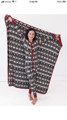 Little Sleepies Mickey Fair Isle Large Cloud Blanket - Picture 3 of 3