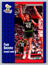 1991 Fleer #113 Frank Brickowski Milwaukee Bucks Basketball Card