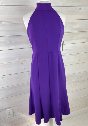 NEW Donna Morgan Purple Sleeveless Dress Womens Size 10