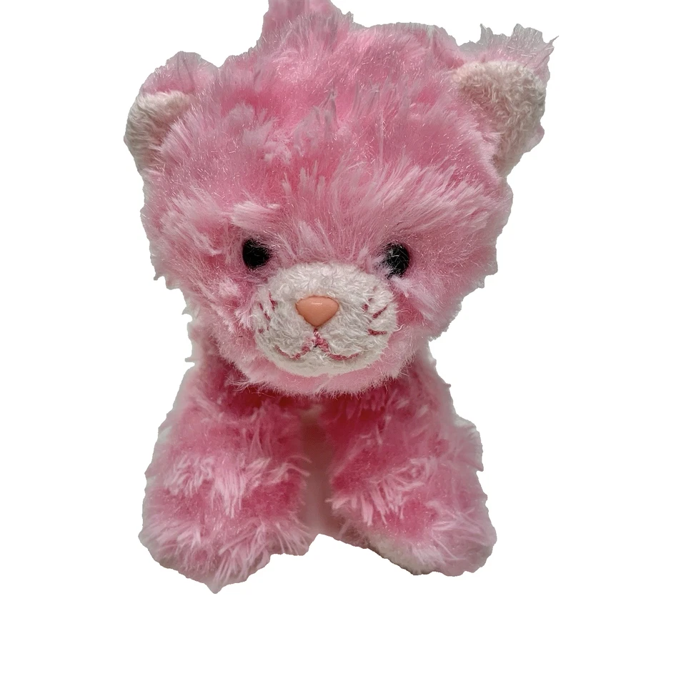Milly The Pinkest Kitten Plush Aurora World White Striped Stuffed Animal - Image 3 of 4