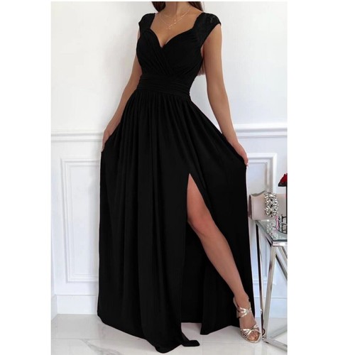 Formal Long Evening Dresses Ball Gown Party Prom Wedding Bridesmaid Dresses Lace - Picture 5 of 15
