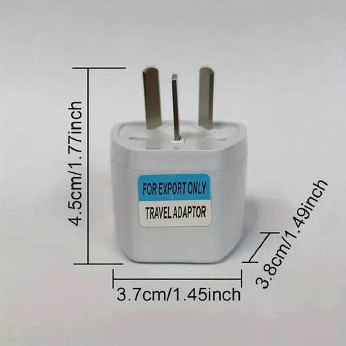 UK/US/EU Universal to AU Australian Power Plug Adapter 3 pin Converter - Picture 3 of 3