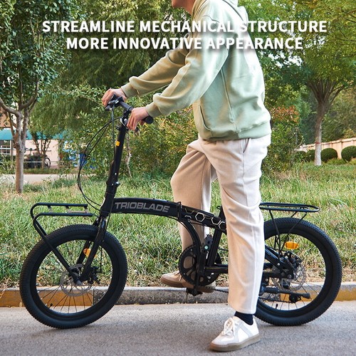 Folding Bicycle 20 Inch Bikes for Adults 7-Speed Variable Foldable City Bicycle - Picture 57 of 65