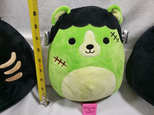 Squishmallow Franken Bear Frankenstein Gold Black Pumpkin Skeleton Jack Lantern - Picture 3 of 9