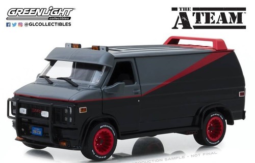 Luz Verde 13521 1/18 The a-Team 1983-87 TV Serie 1983 GMC Vandura Modelo Coche - Imagen 5 de 8
