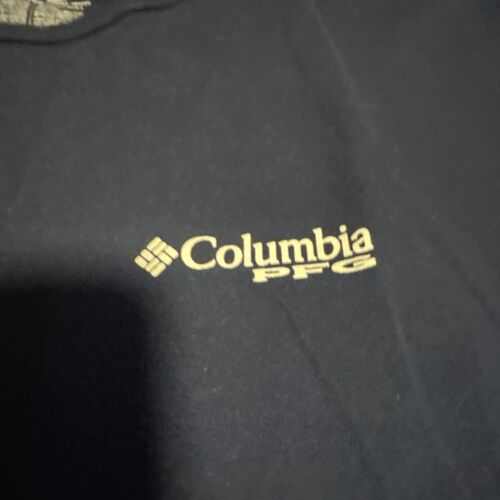 3xl Blue Columbia PFG Long Sleeve With Fish On Back - Picture 3 of 6